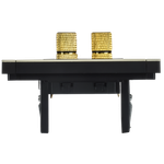 FORTE&PIANO Аудиорозетка 4-местная FP839M металл серый сланец IEK