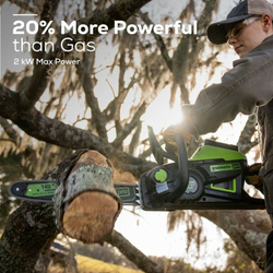 Цепная пила аккумуляторная GreenWorks GD60CS25, 60V, 40 см, бесщеточная, 2500 Вт, без АКБ и ЗУ (2008907)