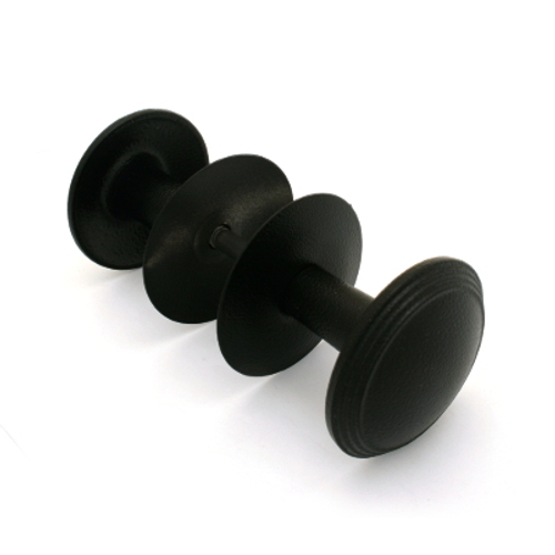 Ручка-кнопка металл Реж РДК-115-Ш  Черный Шагрень / 4162