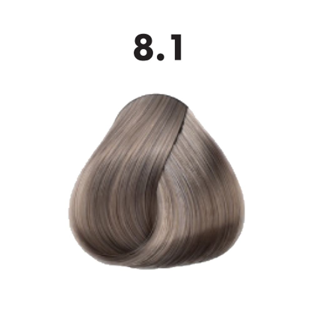 8.1 гель-краска OBRA Glow Gel Color пепельный светло-русый - 60 мл.