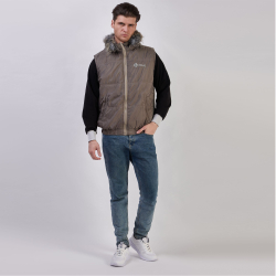 Жилет утеплённый Prival Валдай 52-54, тёмно-бежевый