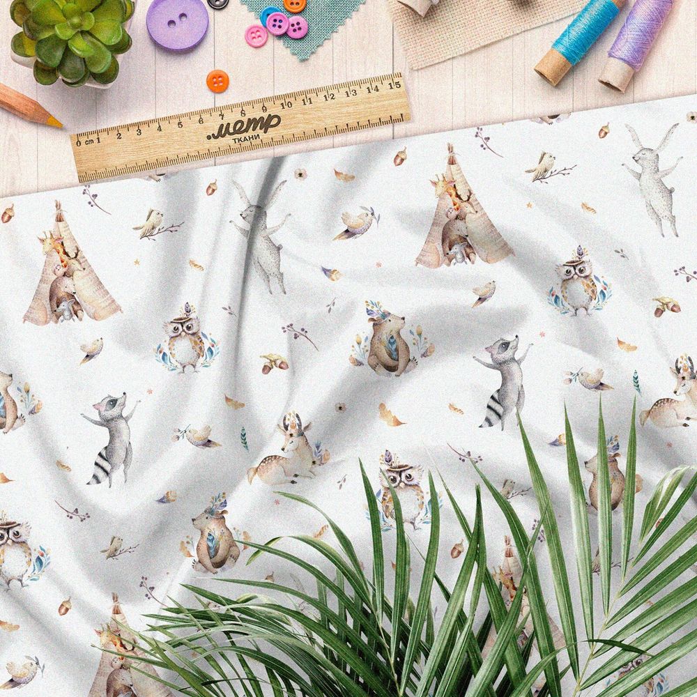 Ткань оксфорд 210 вигвамы и еноты