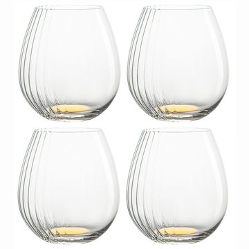 Набор бокалов для вина alice, 610 мл, золотистые, 4 шт.