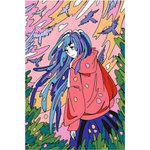 Картина по номерам 20*30см "Свобода сознания" (на подрам.) (Lori)