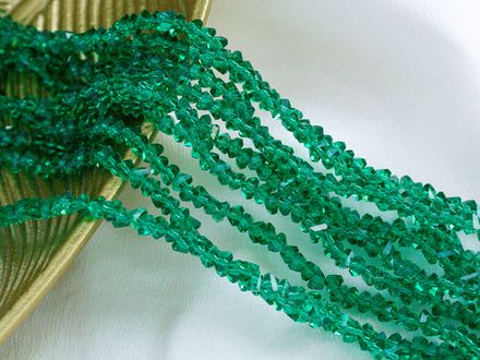 Нить бусин для украшений 4мм (ювелирное стекло)