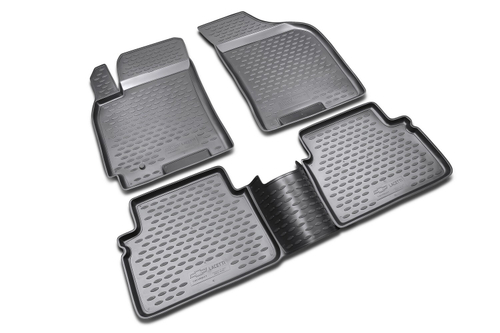 Коврики в салон для CHEVROLET Lacetti 2004-2013, седан, хэтчбек, универсал, 4 шт. (полиуретан, серые) NLC.08.05.211K