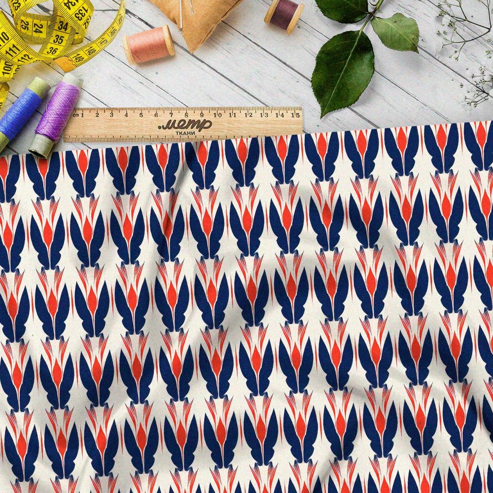 Ткань премиум бифлекс калейдоскопические формы