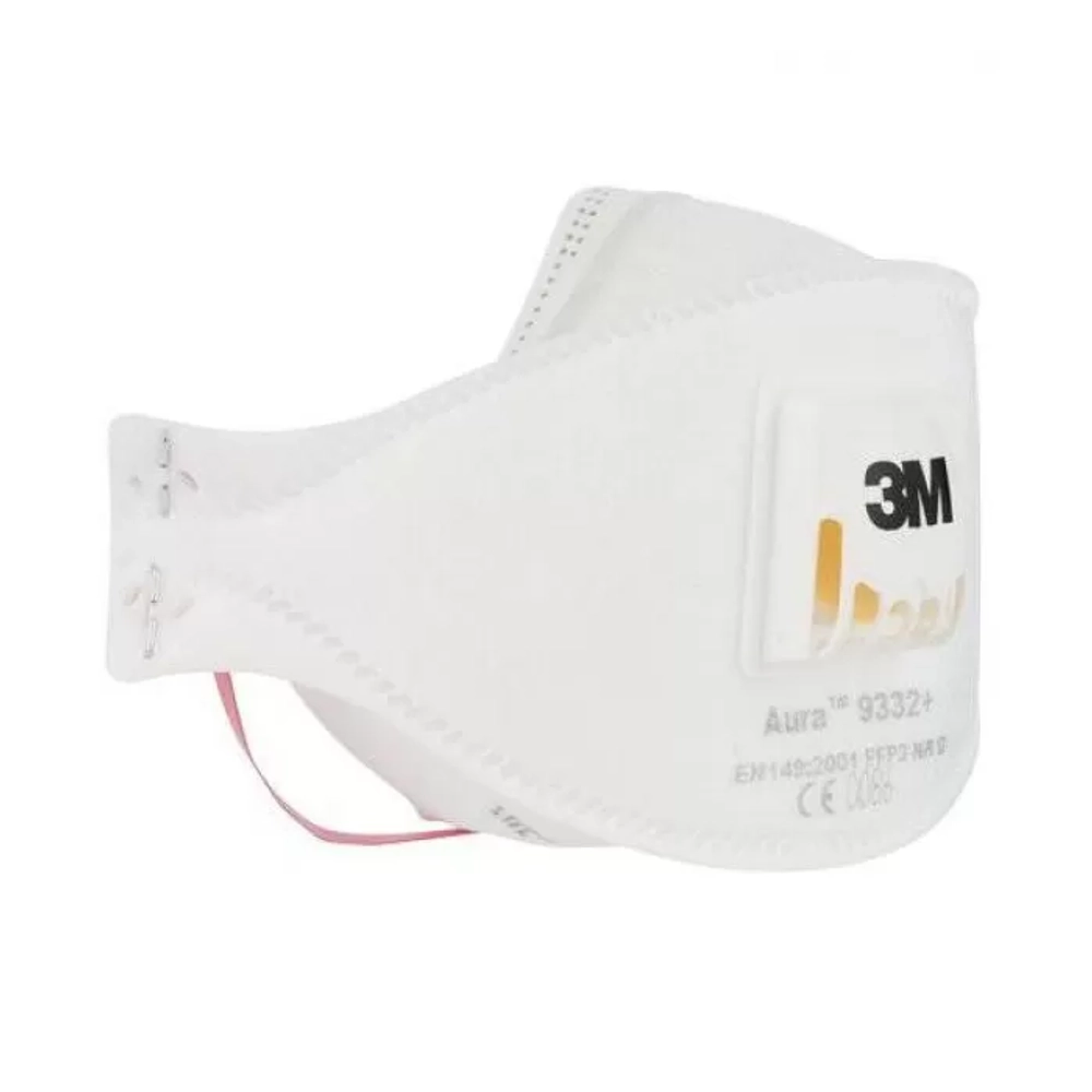 Респиратор противоаэрозольная фильтрующая полумаска 3M Aura 9332+ FFP3 с клапаном выдоха