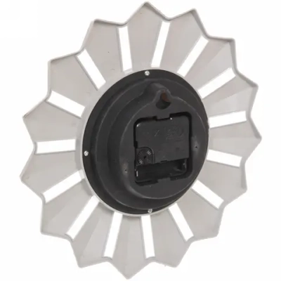 Часы настенные «Помпеи» D25см серебро 8835