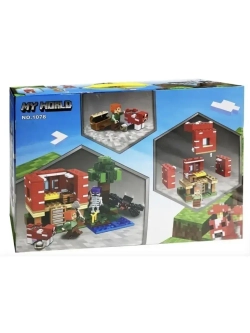 Конструктор Майнкрафт Грибной дом 272 детали 1078