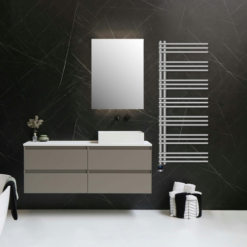 Полотенцесушитель электрический Primoclima BRUSH 1500*600, 21 трубка 700W, хром