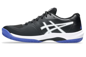 Мужские кроссовки теннисные Asics Game FF Clay/OC - черный/белый