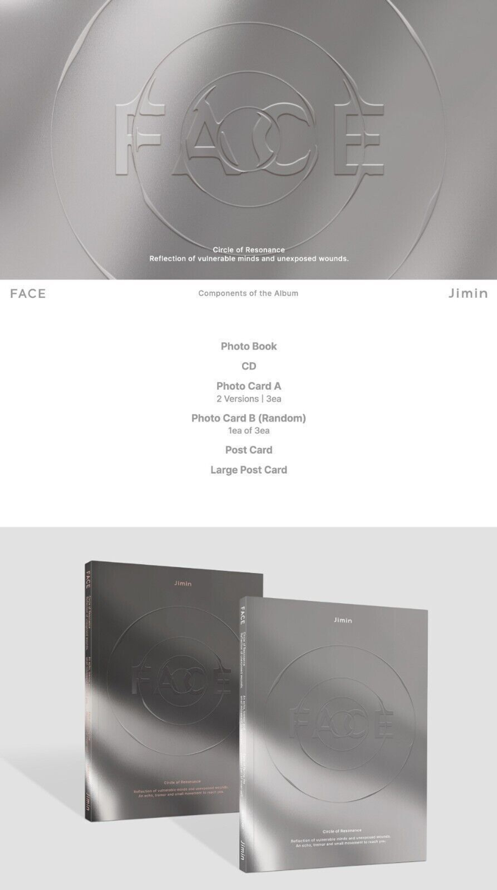 JIMIN BTS - FACE ( Undefinable face ver.)