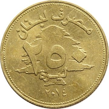 250 ливров 2014 Ливан