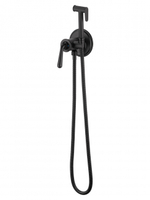 Смеситель с гигиеническим душем встраиваемый WONZON & WOGHAND STEAM, Черный матовый (WW- 88829008-MB)