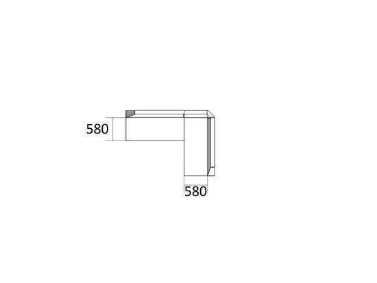 Диван кухонный угловой КЕННЕТ со спальным местом правый