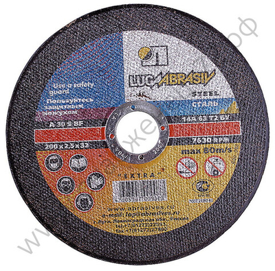 ЛУГА 115 x 2.5 x 22.2 мм, для УШМ, круг отрезной по металлу (3612-115-2.5)