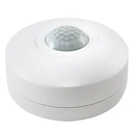 Датчик движения ДДП-03 1200Вт, 10-420с, 6м , 3+Лк, 120(сбоку)+360(сверху)гр IP33