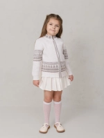 Кофта вязаная на молнии