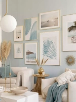 Металлическая фоторамка 45х55 см