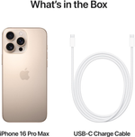Смартфон Apple iPhone 16 Pro Max 256 ГБ, Dual nano SIM, Desert Titanium