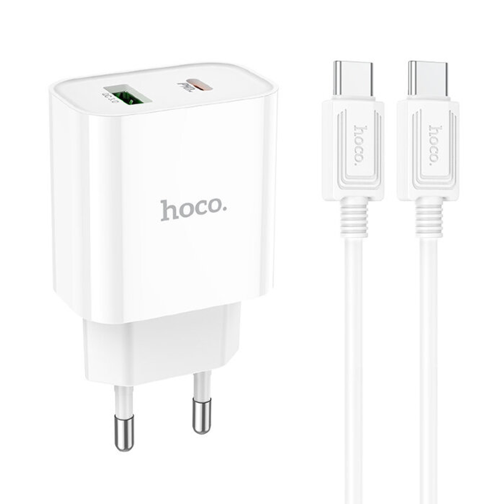 C80A Plus Rapido PD20W+QC3.0 charger set(Type-C to Type-C)(EU)