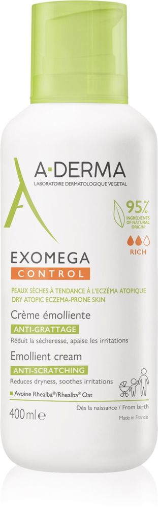 A-Derma крем для тела для сухой и атопической кожи Exomega Control