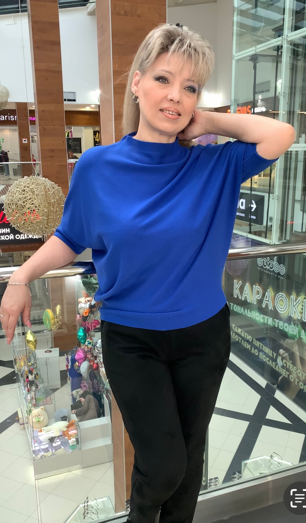 Укороченный джемпер "летучая мышь"