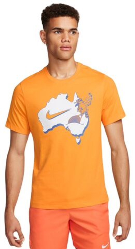 Мужская теннисная футболка Nike Court Tennis T-Shirt - sundial