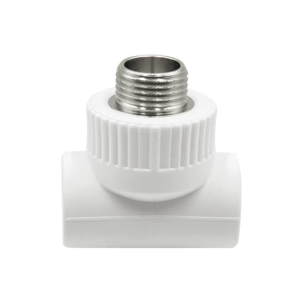 Тройник комб. нар 20х1/2''х20 EVER® plast БЕЛЫЙ (Россия)
