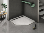 Душевой поддон из искусственного камня WeltWasser WW TRP 90 STONE-WT 90x90 10000004363 Белый