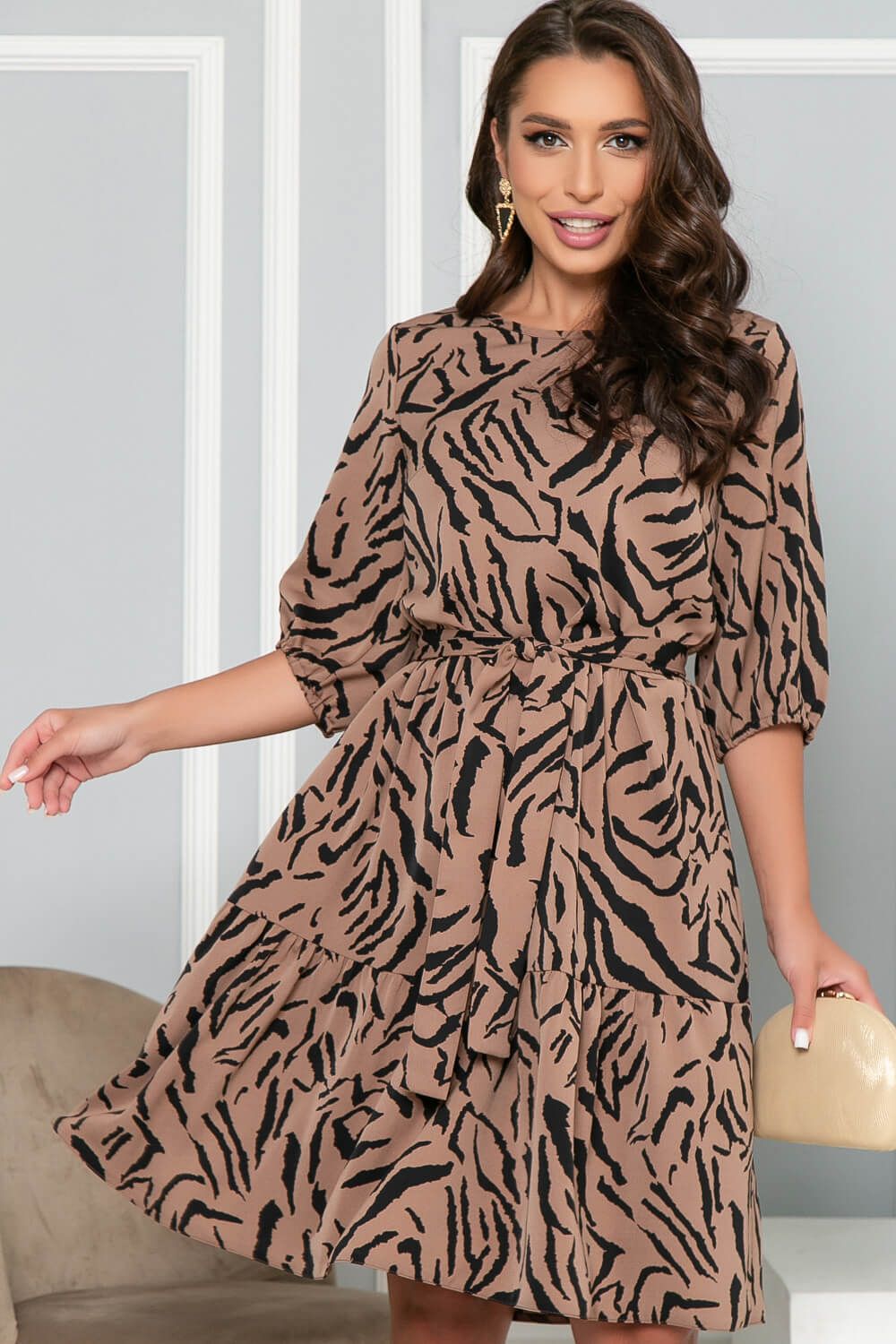 Платье "Омут красоты" (шоколад) П5159 LT Collection