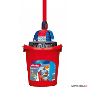 Ведро для отжима ленточных швабр Виледа Вишмоп (Vileda Super-Easy Torsion Power Mop Bucket)