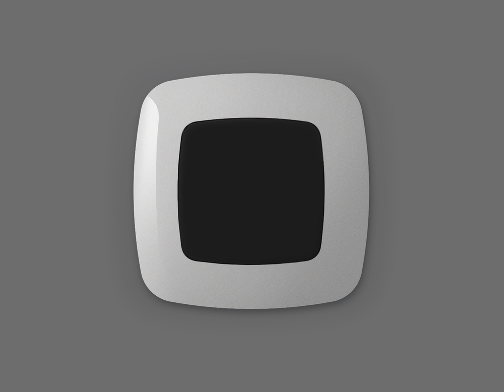 OP8160 Лицевая панель OMEGA (Черный матовый) заглушка для суппорта QUANT