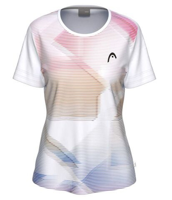 Женская теннисная футболка Head Tie-Break II - white/multicolor