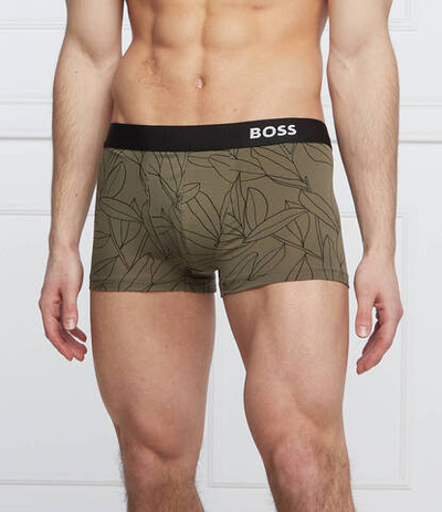 трусики-боксеры trunk refined BOSS BLACK - оливковый(50468406)