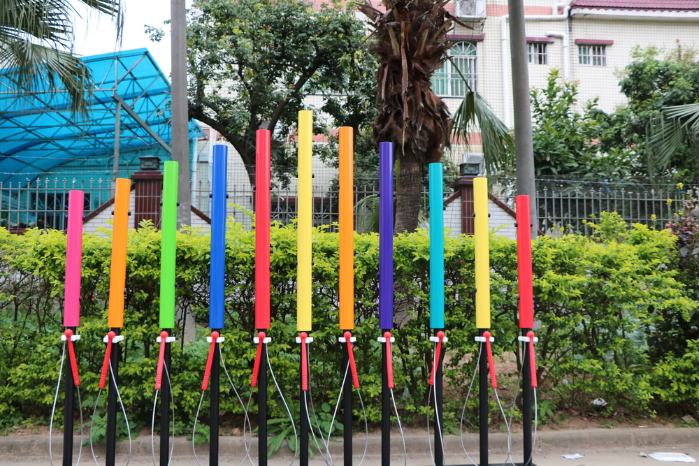 Уличный игровой музыкальный комплекс Симфония цветная