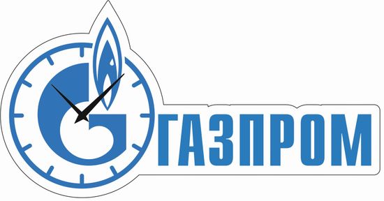Настенные часы "Газпром"