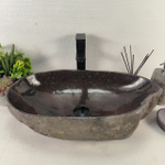 Раковина из речного камня RS-65112 60*38*15 0862