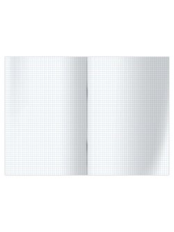 Книга учета А4 128 листов клетка бумвинил синий