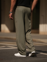 Брюки широкие легкие | olive