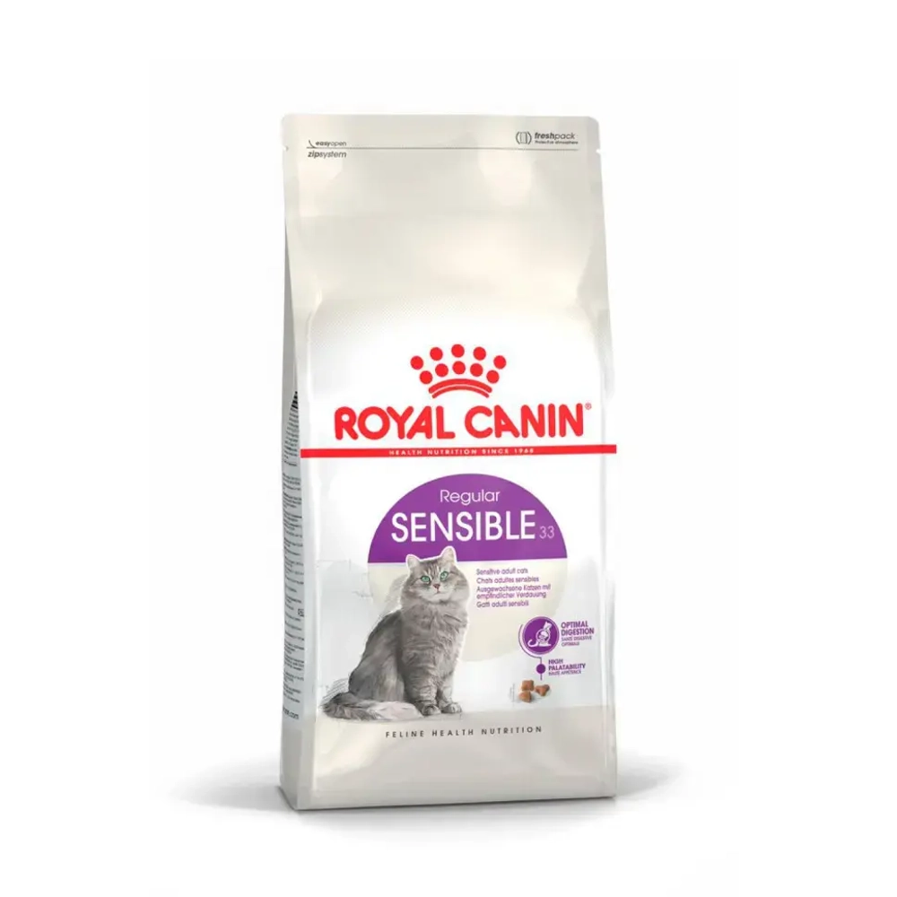 Royal canin sensible 33 сухой корм для взрослых кошек с чувствительной пищеварительной системой - 1,2 кг