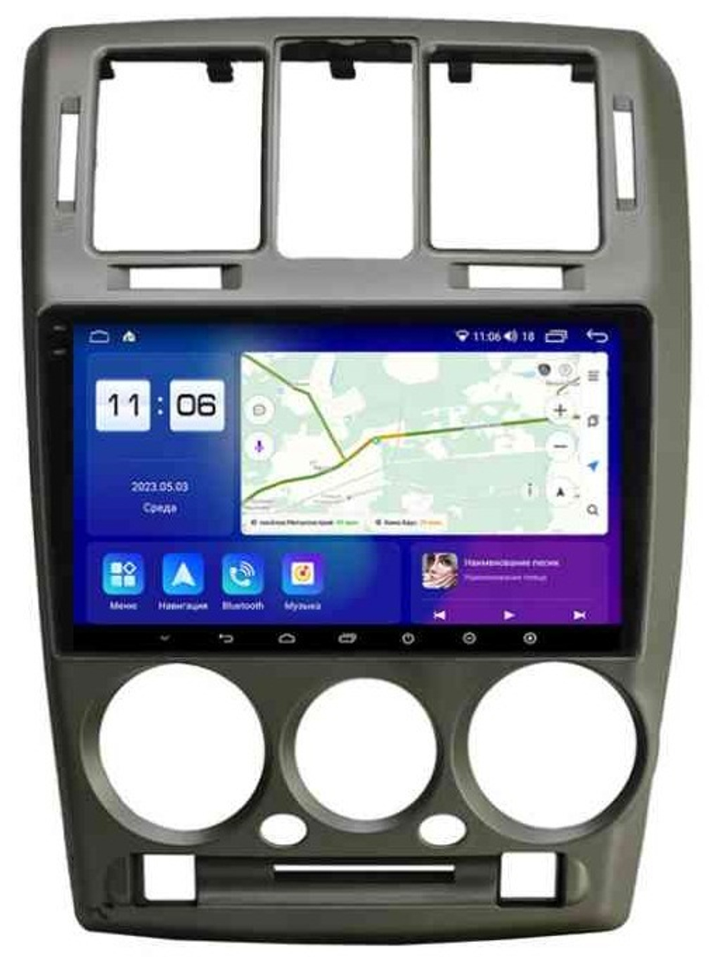 Магнитола для Hyundai Getz 2002-2011 - Parafar PF109RN2K на Android 13, QLED+2K, ТОП процессор, 4Гб+32Гб, CarPlay, 4G SIM-слот