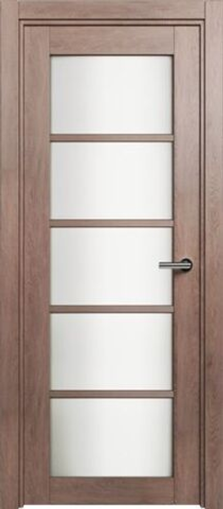 Межкомнатная дверь Status (Статус) 122 триплекс белый Дуб капуччино