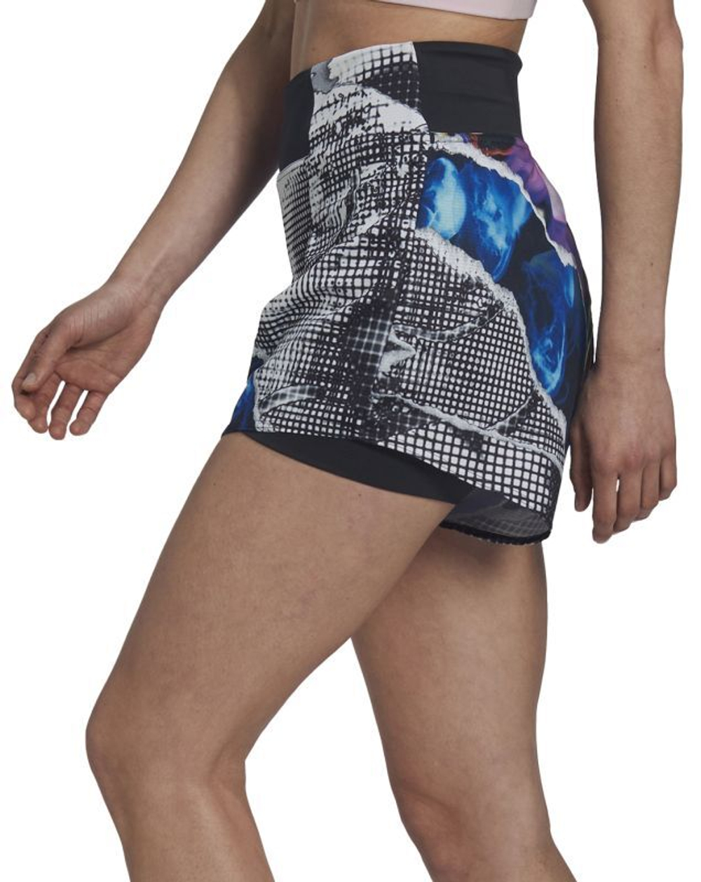 Женские теннисные шорты Adidas Tennis US Series Ergo Printed Shorts