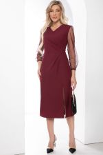 Платье "Идеал красоты" (бордо) П8488 LT Collection