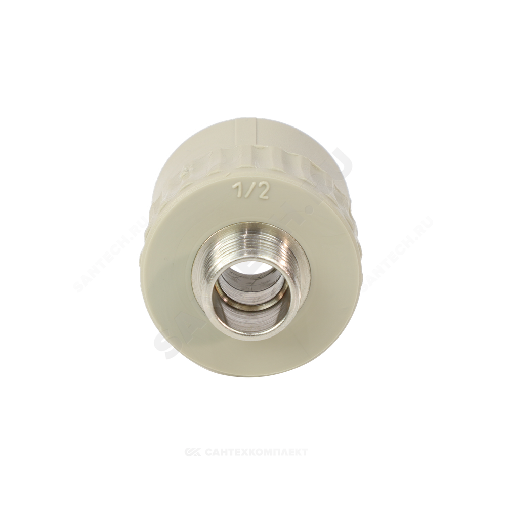 Муфта PP-R комбинированная серая Дн 20х1/2" НР VALFEX 10130020Г