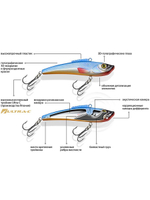 Воблер для рыбалки RATLIN UNIVER 70mm,