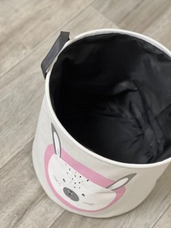 Корзина для белья текстильная (Зайчик)