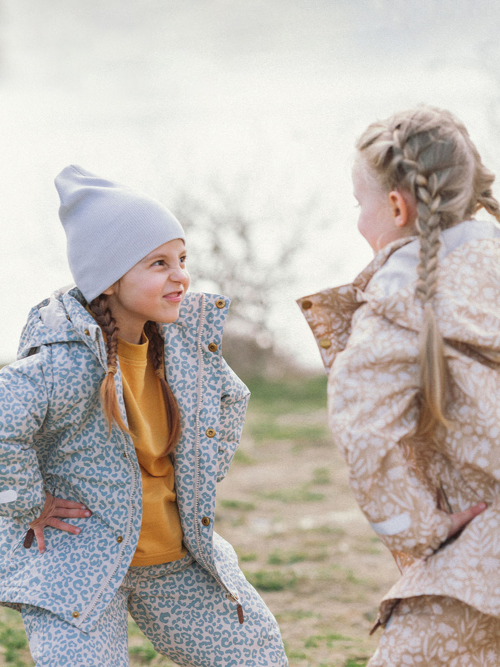 Куртка утеплённая Mjölk Blue Leopard, утеплитель 120гр/м2